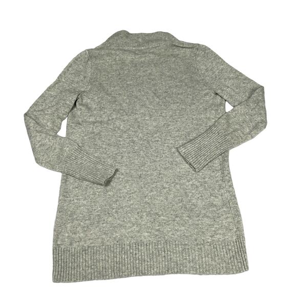 J. Crew Factory Cardigan Grey Open Front Long Sleeve Knit Womens XS Neutral - Picture 2 of 11